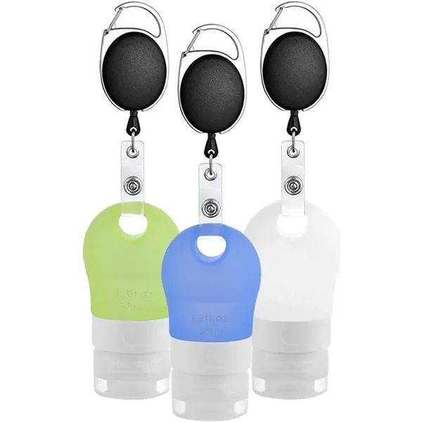 Portable Silicone Travel Bottle Set - Portable Silicone Travel Bottle Set - Image 1 of 7