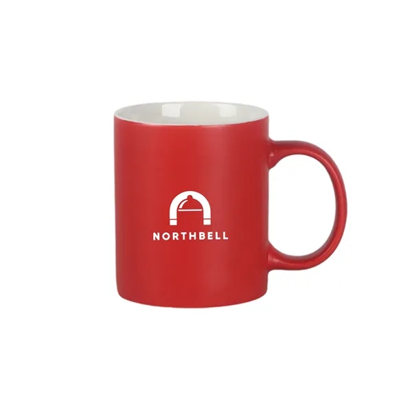 11oz Ceramic Mug with C-Shaped Handle - 11oz Ceramic Mug with C-Shaped Handle - Image 1 of 12