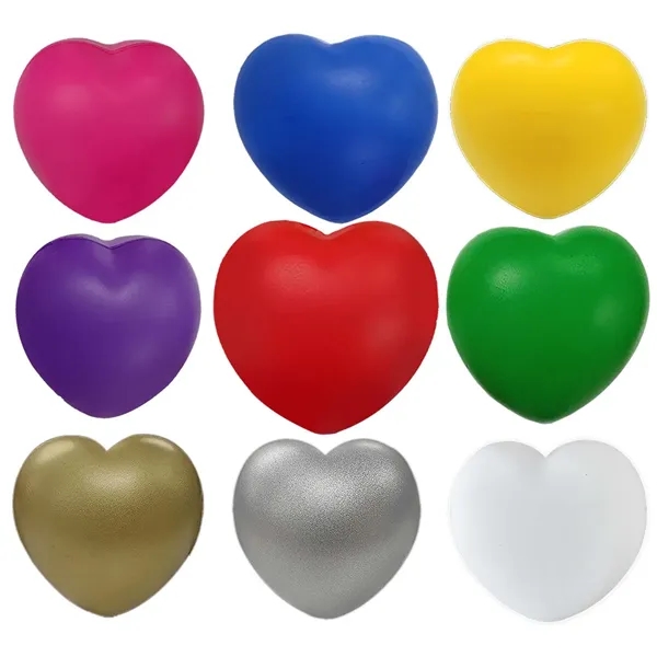 Popular Heart Shape Squeezable Stress Balls - Popular Heart Shape Squeezable Stress Balls - Image 12 of 13