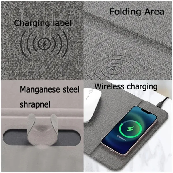 Creative Bracket Wireless Charging Computer Mouse Pad - Creative Bracket Wireless Charging Computer Mouse Pad - Image 2 of 3