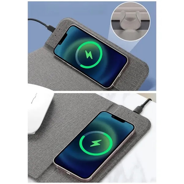 Creative Bracket Wireless Charging Computer Mouse Pad - Creative Bracket Wireless Charging Computer Mouse Pad - Image 3 of 3