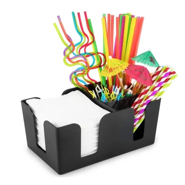 Bar Napkin Straw Caddy - Bar Napkin Straw Caddy - Image 2 of 3