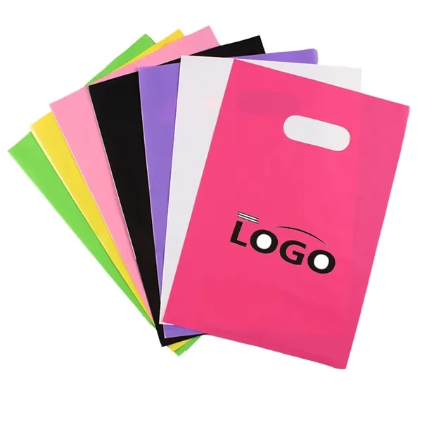 Die Cut Biodegradable Plastic Bag- Flexo Ink - Die Cut Biodegradable Plastic Bag- Flexo Ink - Image 0 of 1