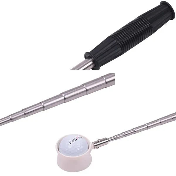 Metal Telescopic 8 Sections Golf Ball Retriever Pick-Up Tool - Metal Telescopic 8 Sections Golf Ball Retriever Pick-Up Tool - Image 2 of 3