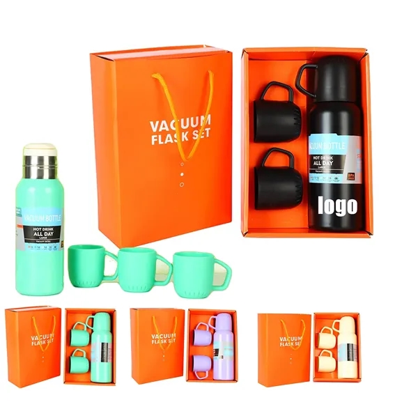 16.9OZ travel drinkware set with Three Lid Mugs - 16.9OZ travel drinkware set with Three Lid Mugs - Image 0 of 6