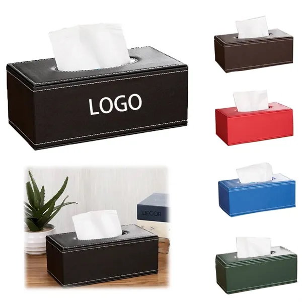 Simple Leather Tissue Box - Simple Leather Tissue Box - Image 0 of 1