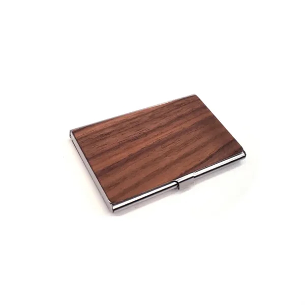 Classic Wood Business Engraved Card Case For Work Office - Classic Wood Business Engraved Card Case For Work Office - Image 3 of 7
