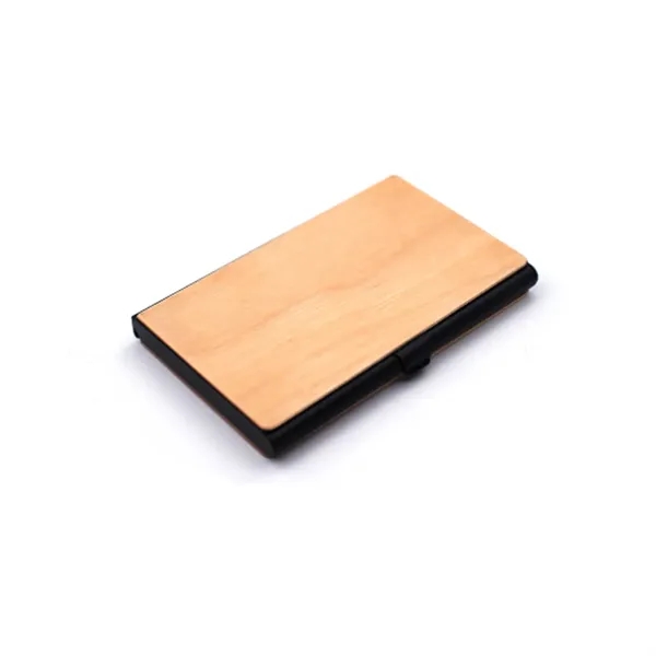 Classic Wood Business Engraved Card Case For Work Office - Classic Wood Business Engraved Card Case For Work Office - Image 4 of 7