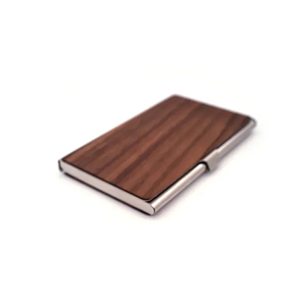 Classic Wood Business Engraved Card Case For Work Office - Classic Wood Business Engraved Card Case For Work Office - Image 6 of 7