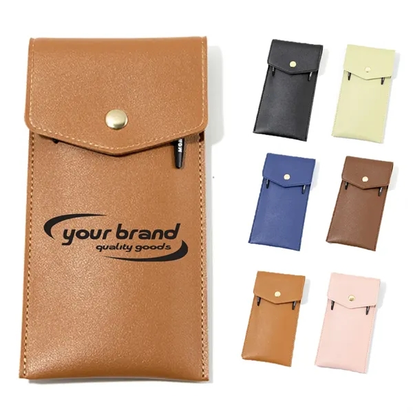 High Quality Customizable Pen Case Holder PU Leather Pouch - High Quality Customizable Pen Case Holder PU Leather Pouch - Image 0 of 3