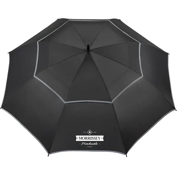 62" RPET Golf Umbrella w/ Reflective Trim - 62" RPET Golf Umbrella w/ Reflective Trim - Image 1 of 1