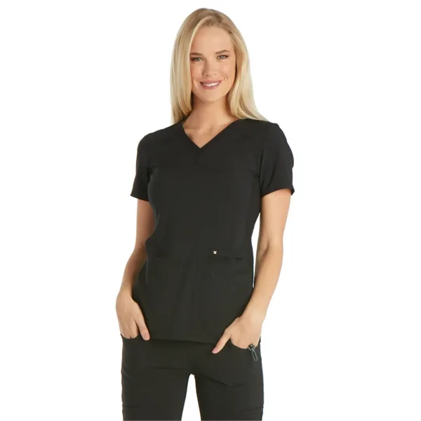 Cherokee - iFlex - Women's 2 Pocket V-Neck Knit Side Pane... - Cherokee - iFlex - Women's 2 Pocket V-Neck Knit Side Pane... - Image 0 of 35