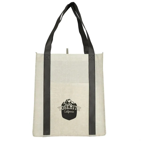 Neptune Recycled Non-Woven Grocery Tote - Neptune Recycled Non-Woven Grocery Tote - Image 0 of 0
