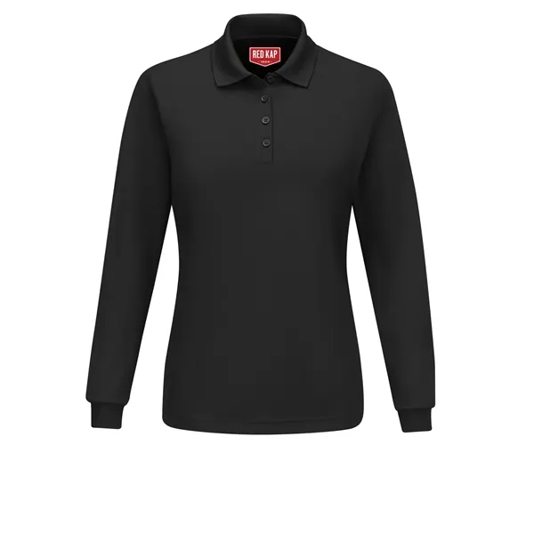 Red Kap Shirts - Women's Long Sleeve Performance Knit® Polo - Red Kap Shirts - Women's Long Sleeve Performance Knit® Polo - Image 0 of 3