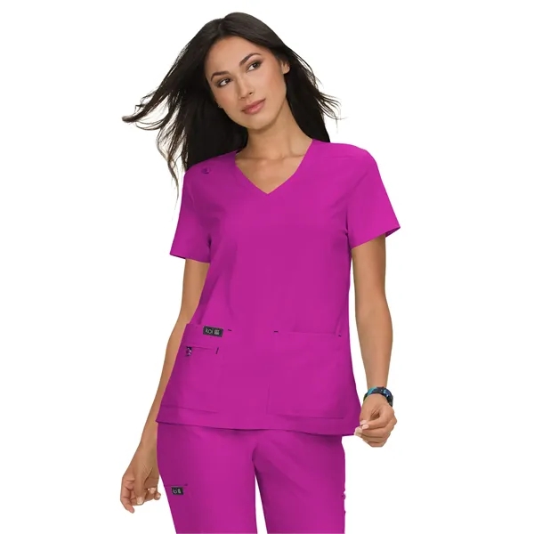 koi - Basics - Women's Four-Pocket Stretch V-Neck Becca Top - koi - Basics - Women's Four-Pocket Stretch V-Neck Becca Top - Image 0 of 60
