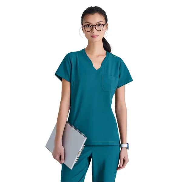 Grey's Anatomy Evolve Stretch - Women's One-Pocket Banded... - Grey's Anatomy Evolve Stretch - Women's One-Pocket Banded... - Image 0 of 29