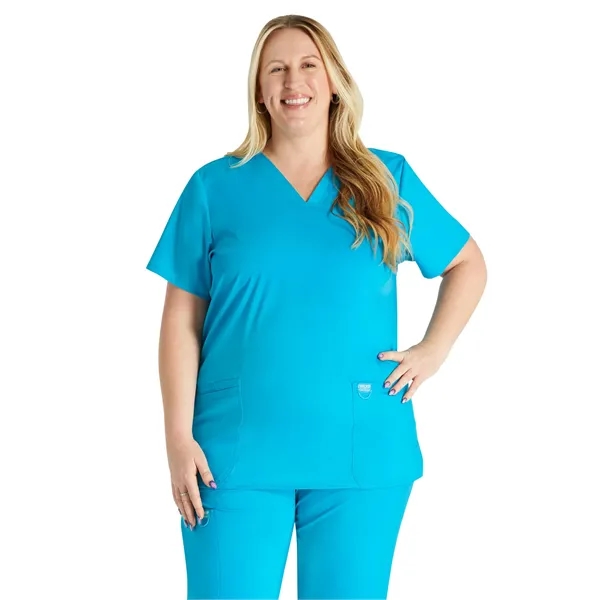 Cherokee - Workwear Revolution - Women's V-Neck Scrub Top - Cherokee - Workwear Revolution - Women's V-Neck Scrub Top - Image 1 of 20