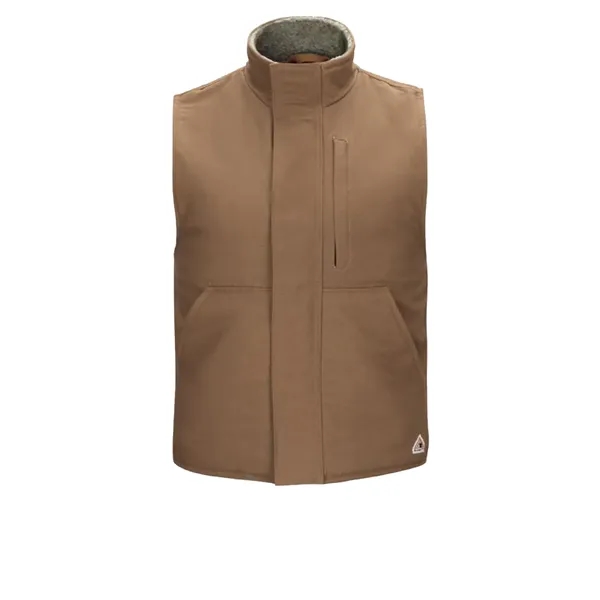 Red Kap - Safety Vest - Men's Sherpa Lined Brown Duck Vest - Red Kap - Safety Vest - Men's Sherpa Lined Brown Duck Vest - Image 0 of 0