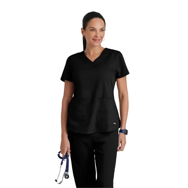 Grey's Anatomy Classic - Women's Two-Pocket V-Neck Aubrey... - Grey's Anatomy Classic - Women's Two-Pocket V-Neck Aubrey... - Image 0 of 13