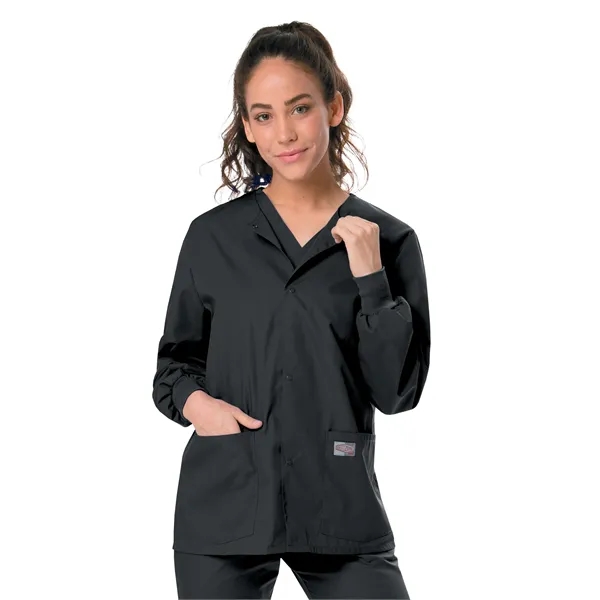 Landau - ScrubZone - Unisex Three-Pocket Snap-Front Warm-... - Landau - ScrubZone - Unisex Three-Pocket Snap-Front Warm-... - Image 0 of 21