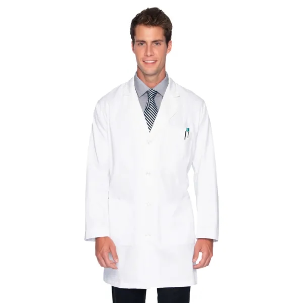 Landau - Essential Lab Coats - Men's Five-Pocket 100% Cot... - Landau - Essential Lab Coats - Men's Five-Pocket 100% Cot... - Image 0 of 2