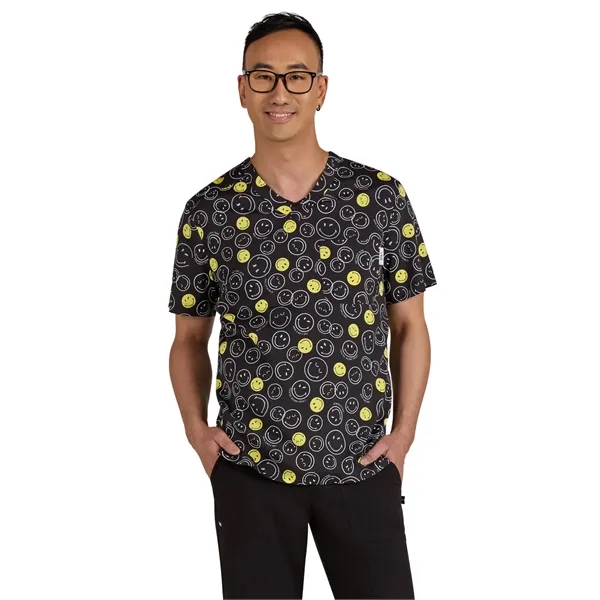 koi - Smiley World - Men's One-Pocket Printed Classic V-N... - koi - Smiley World - Men's One-Pocket Printed Classic V-N... - Image 0 of 1
