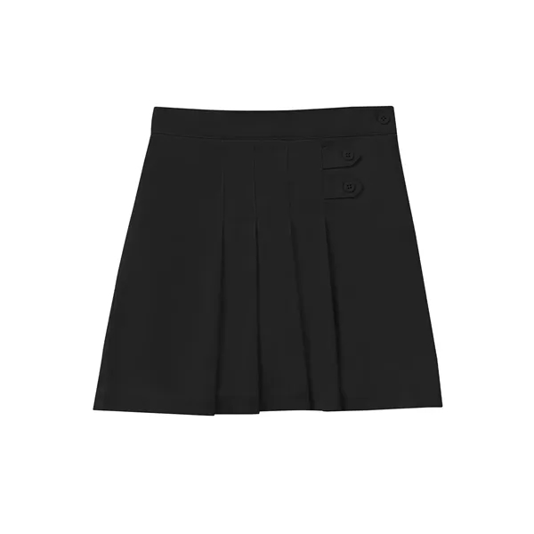 Classroom Uniforms - Girls' Plus Stretch Pleated Tab Scooter - Classroom Uniforms - Girls' Plus Stretch Pleated Tab Scooter - Image 0 of 2