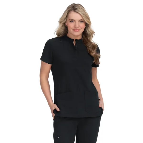 koi - Next Gen - Women's Four-Pocket Zipper-Neck Mandarin... - koi - Next Gen - Women's Four-Pocket Zipper-Neck Mandarin... - Image 0 of 11