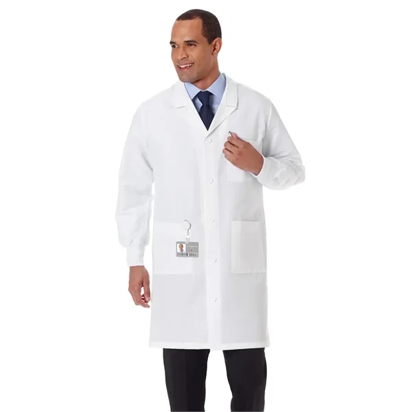 Meta Labwear - Unisex Three-Pocket 40" Full-Length Lab Coat - Meta Labwear - Unisex Three-Pocket 40" Full-Length Lab Coat - Image 0 of 1