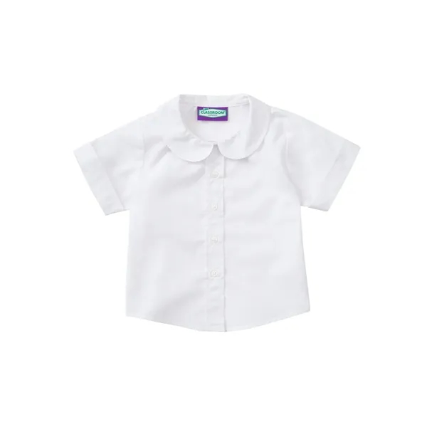 Classroom Uniforms - Girls' Short Sleeve Peter Pan Blouse - Classroom Uniforms - Girls' Short Sleeve Peter Pan Blouse - Image 0 of 0