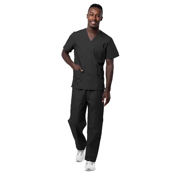 Adar - Sivvan - Unisex V-Neck Top Drawstring Pant Scrub Set - Adar - Sivvan - Unisex V-Neck Top Drawstring Pant Scrub Set - Image 0 of 0