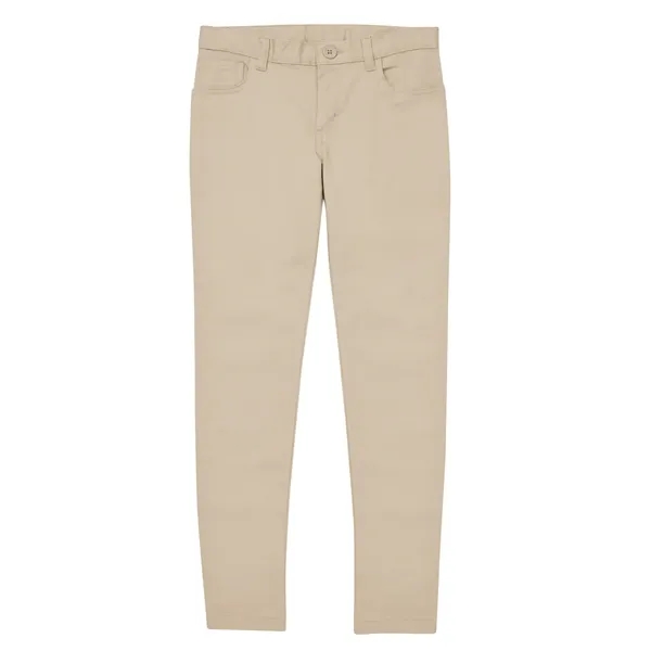 Classroom Uniforms - Junior Girls' 5-Pocket Stretch Skinn... - Classroom Uniforms - Junior Girls' 5-Pocket Stretch Skinn... - Image 0 of 1