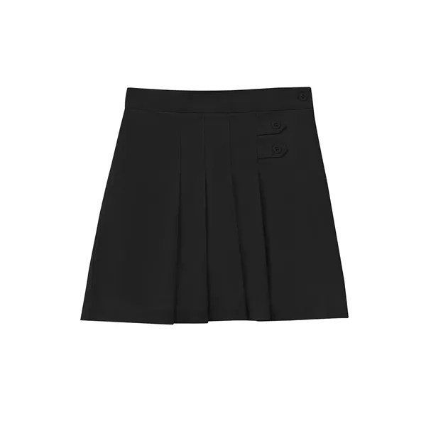 Classroom Uniforms - Girls' Stretch Pleated Tab Scooter - Classroom Uniforms - Girls' Stretch Pleated Tab Scooter - Image 0 of 2
