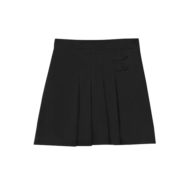 Classroom Uniforms - Girls' Stretch Pleated Tab Scooter - Classroom Uniforms - Girls' Stretch Pleated Tab Scooter - Image 0 of 2
