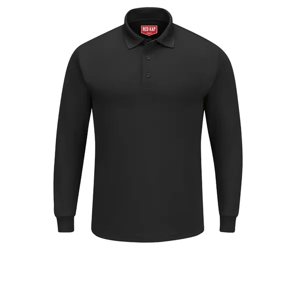 Red Kap Shirts - Men's Long Sleeve Solid Performance Polo - Red Kap Shirts - Men's Long Sleeve Solid Performance Polo - Image 0 of 3