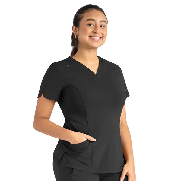 Maevn - Focus - Women's Two-Pocket Tulip-Neck Top - Maevn - Focus - Women's Two-Pocket Tulip-Neck Top - Image 0 of 13