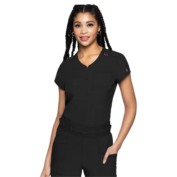 Med Couture - MC AMP - Women's 1-Pocket V-Neck Top - Med Couture - MC AMP - Women's 1-Pocket V-Neck Top - Image 0 of 13