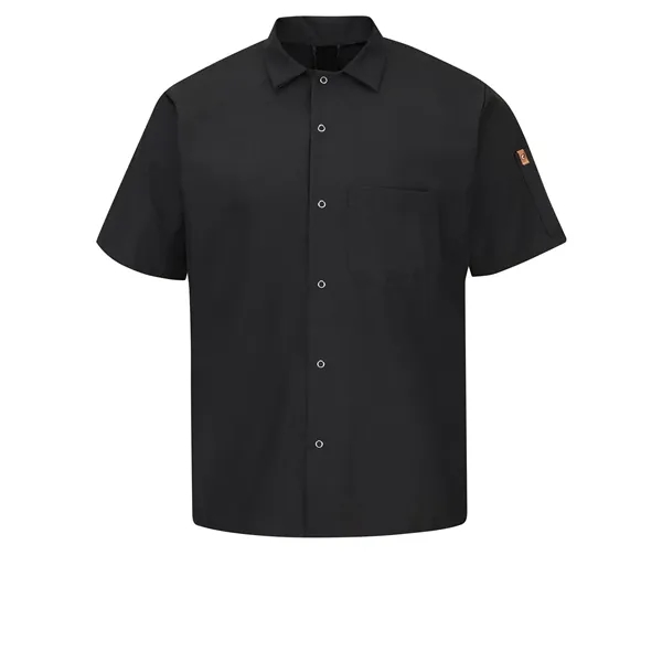 Red Kap Culinary - Men's Short Sleeve Cook Shirt with Oil... - Red Kap Culinary - Men's Short Sleeve Cook Shirt with Oil... - Image 1 of 2