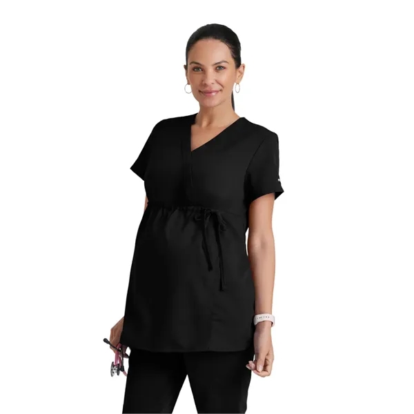 Grey's Anatomy Classic - Women's Two-Pocket Mock Wrap Lil... - Grey's Anatomy Classic - Women's Two-Pocket Mock Wrap Lil... - Image 0 of 7