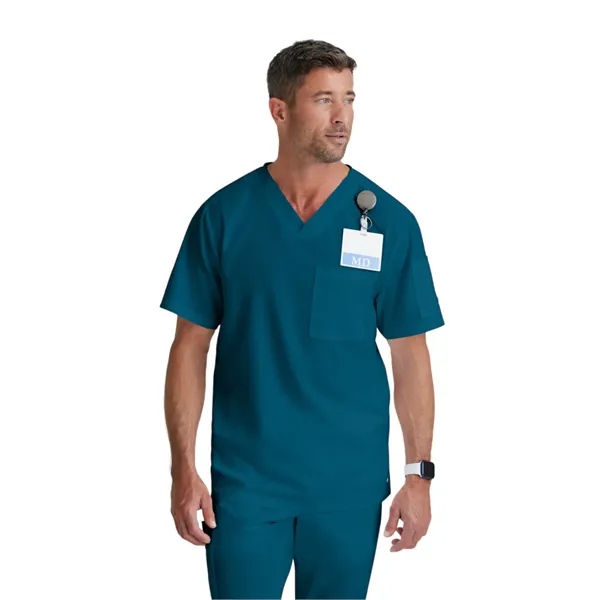 Barco - Grey's Anatomy - Men's Two Pocket V-Neck Evan Top - Barco - Grey's Anatomy - Men's Two Pocket V-Neck Evan Top - Image 0 of 0