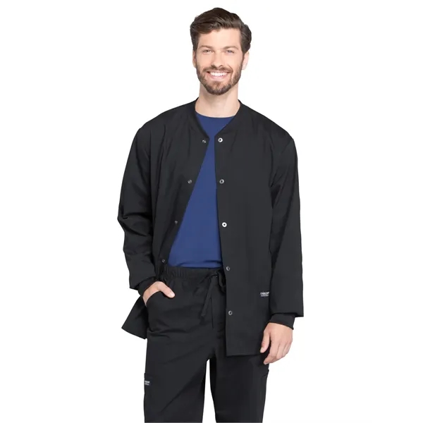 Cherokee - Workwear Professionals - Men's Snap Front Jacket - Cherokee - Workwear Professionals - Men's Snap Front Jacket - Image 1 of 16