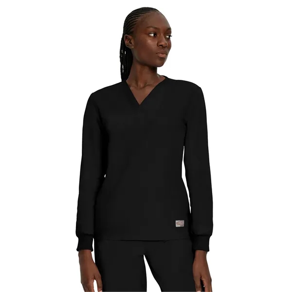 Landau - ScrubZone - Unisex No-Pocket Crossover V-Neck Lo... - Landau - ScrubZone - Unisex No-Pocket Crossover V-Neck Lo... - Image 0 of 7