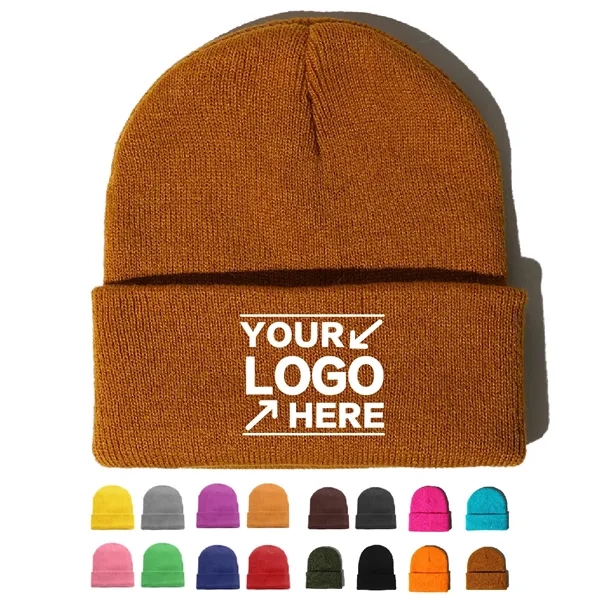 Winter Classic Cuffed Beanie Knit Hat - Winter Classic Cuffed Beanie Knit Hat - Image 0 of 23