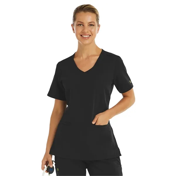 Maevn - Matrix Pro - Women's Two-Pocket Knit V-neck Top - Maevn - Matrix Pro - Women's Two-Pocket Knit V-neck Top - Image 0 of 7