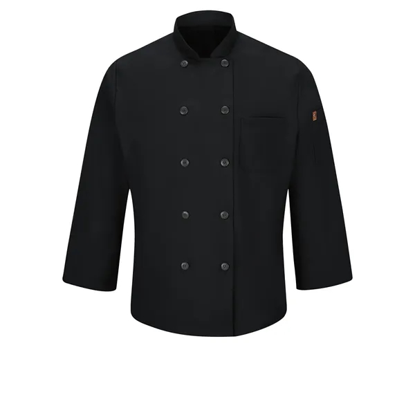 Red Kap Culinary - Men's Ten-Button 25" Chef Coat with Oi... - Red Kap Culinary - Men's Ten-Button 25" Chef Coat with Oi... - Image 0 of 4