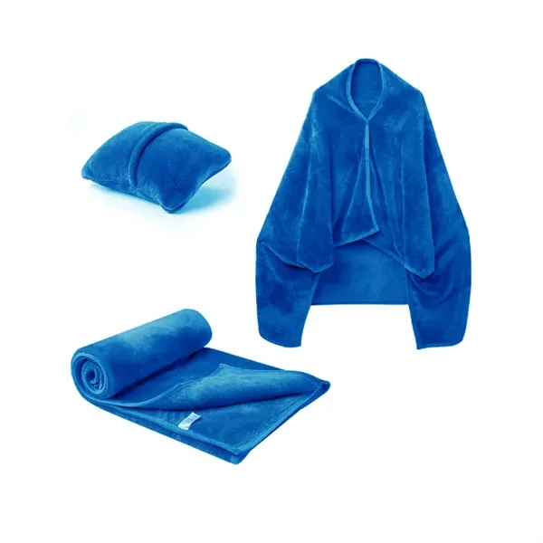Soft Shawl Blanket Pillow 2 in 1 Versatile Office Workplace - Soft Shawl Blanket Pillow 2 in 1 Versatile Office Workplace - Image 5 of 8