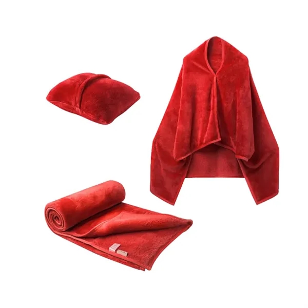 Soft Shawl Blanket Pillow 2 in 1 Versatile Office Workplace - Soft Shawl Blanket Pillow 2 in 1 Versatile Office Workplace - Image 6 of 8