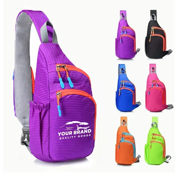 Lightweight Backpack Sling Bag Waterproof Hiking Cross-body - Lightweight Backpack Sling Bag Waterproof Hiking Cross-body - Image 0 of 9