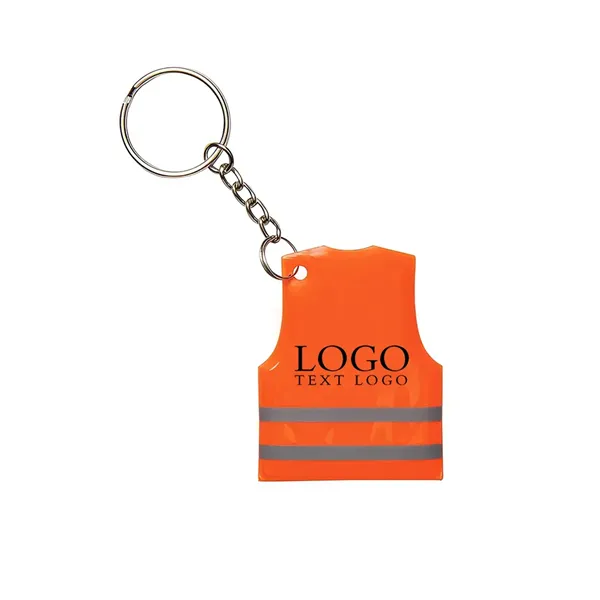 Custom Reflective Safety Vest Keytag - Custom Reflective Safety Vest Keytag - Image 2 of 3