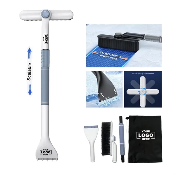 Extendable Snow Brush and Detachable Ice Scraper - Extendable Snow Brush and Detachable Ice Scraper - Image 0 of 6